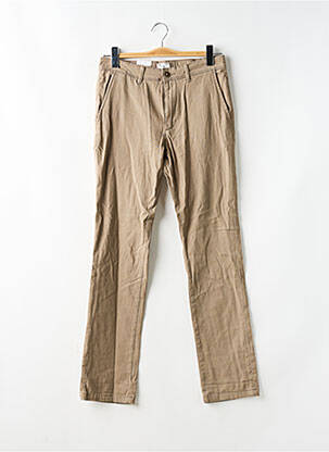 Pantalon chino țesătură poplin mărime normală maro JACK & JONES bărbat