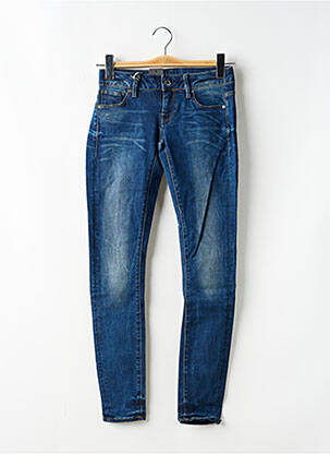 Blugi skinny elasticitate talie joasă albastru G STAR femeie