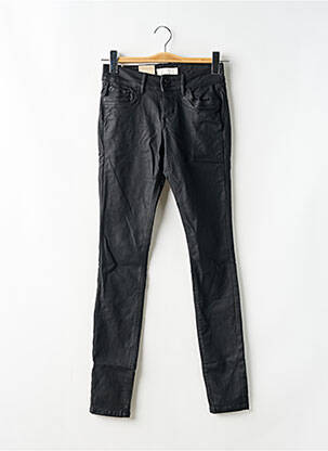 Pantalon slim talie joasă talie joasă negru TOM TAILOR femeie