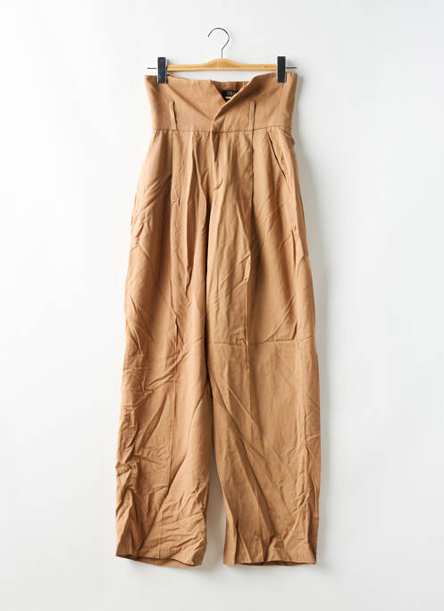 Pantalon larg maro DEUX. BY ELINE DE MUNCK femeie