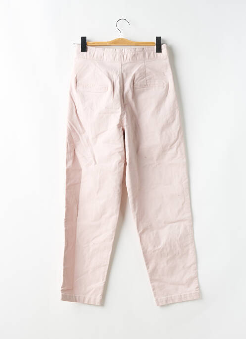 Pantalon drept roz MANGO femeie