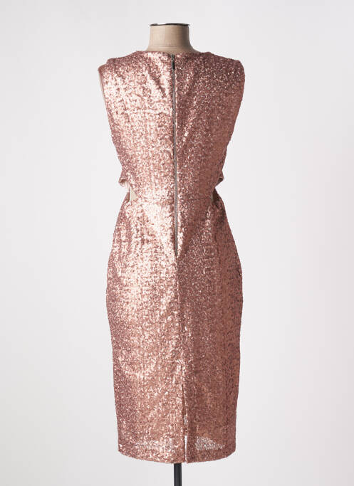 Rochie midi roz ANGELA DAVIS femeie