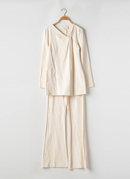 Set pantaloni mâneci lungi bej ANGELA DAVIS femme