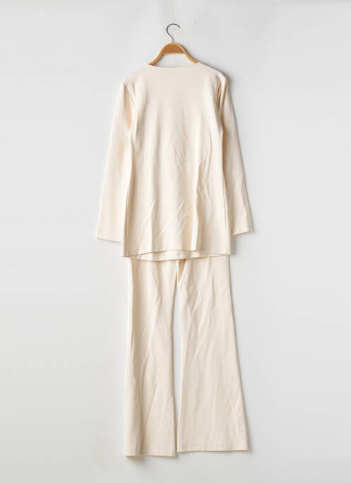 Set pantaloni mâneci lungi bej ANGELA DAVIS femme