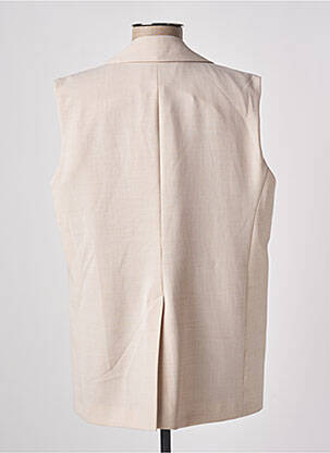 Jachete casual guler tip costum bej ANGELA DAVIS femeie