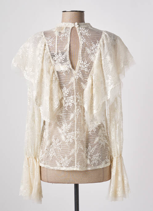 Top bej ANGELA DAVIS femeie