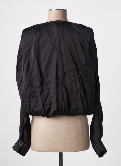 Top negru ANGELA DAVIS femeie