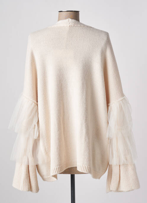 Vestă cu mâneci lungi bej ANGELA DAVIS femeie