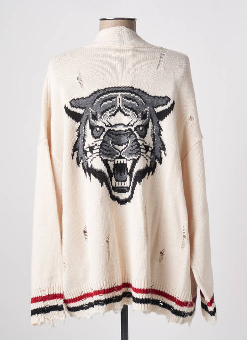 Vestă cu mâneci lungi bej ANGELA DAVIS femeie