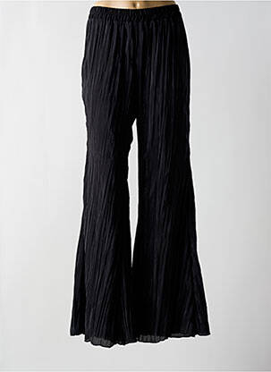 Pantalon evazat negru ANGELA DAVIS femeie