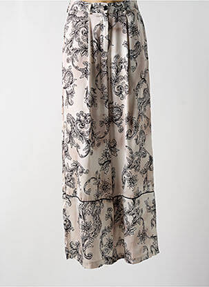 Pantalon larg bej ANGELA DAVIS femeie