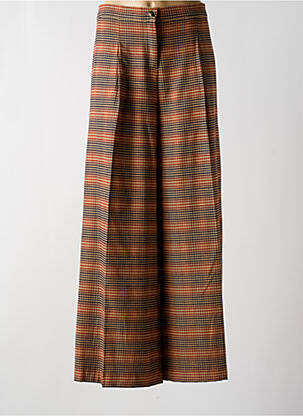 Pantalon larg portocaliu DIANA GALLESI femeie