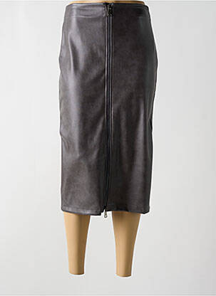 Fustă midi gri KING KONG femeie