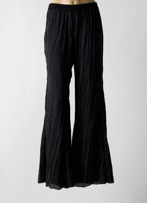 Pantalon evazat negru ANGELA DAVIS femeie