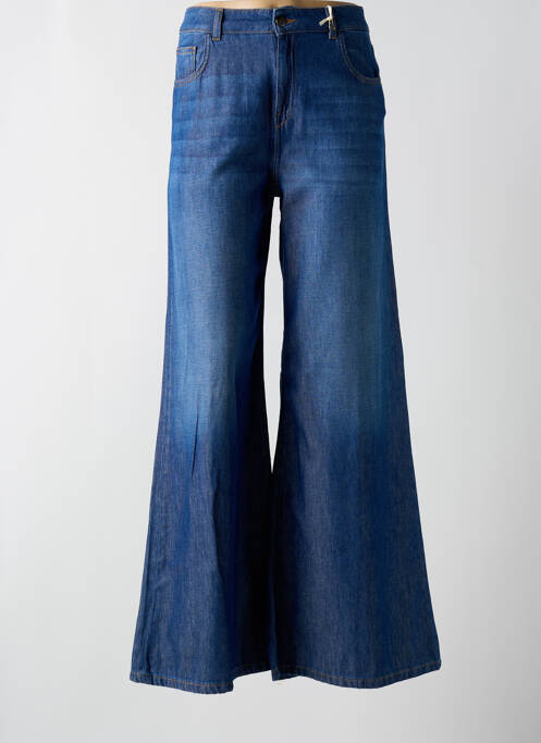 Blugi cu croială largă albastru ANGELA DAVIS femeie