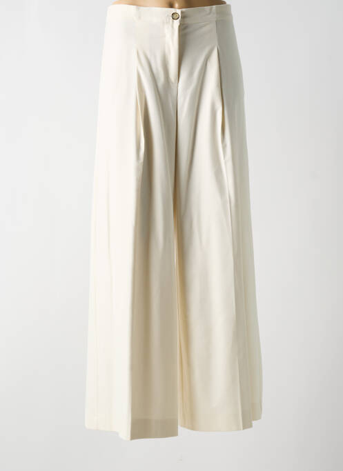 Pantalon larg alb DIANA GALLESI femeie