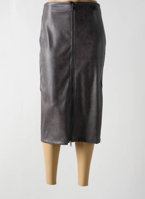 Fustă midi gri KING KONG femeie