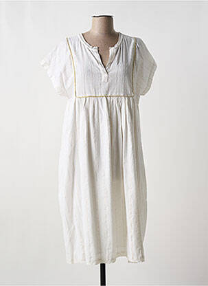 Rochie midi alb CHICOSOLEIL femeie