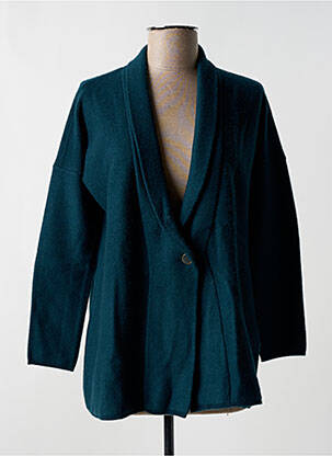 Vestă cu mâneci lungi verde DES PETITS HAUTS femeie