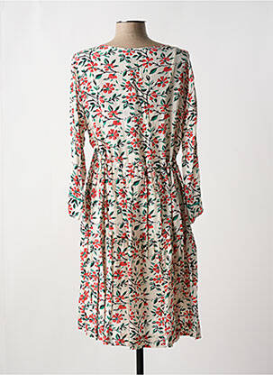 Rochie midi imprimeu floral mâneci lungi alb STELLA FOREST femeie