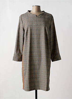 Rochie midi bej SIGNE NATURE femeie