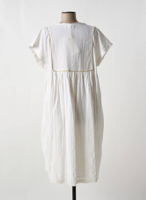 Rochie midi alb CHICOSOLEIL femeie