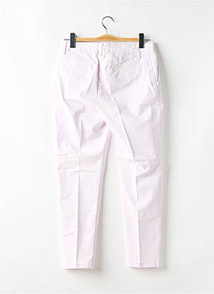 Pantalon chino țesătură poplin mărime normală roz CLOSED femeie