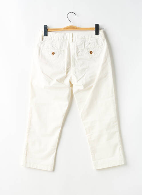 Pantalon trei sferturi alb GANT femeie