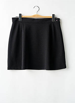 Fustă scurtă croială evazată negru TOMMY HILFIGER femeie