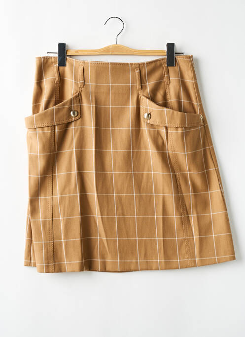 Fustă scurtă maro PENNYBLACK femeie