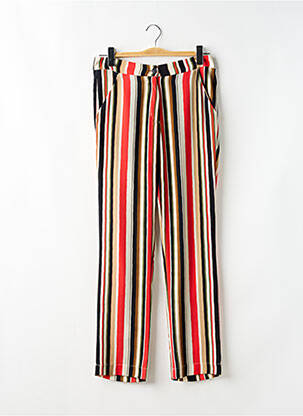 Pantalon drept țesătură crep mărime normală bej SIGNE NATURE femeie