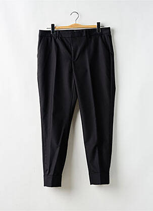 Pantalon slim țesătură poplin mărime normală negru CLOSED femeie