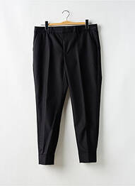 Pantalon slim țesătură poplin mărime normală negru CLOSED femme