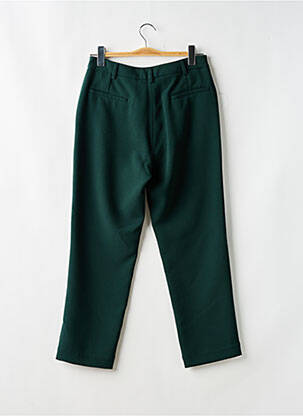 Pantalon drept elasticitate talie înaltă verde SESSUN femeie
