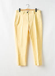 Pantalon chino țesătură poplin mărime normală galben TOMMY HILFIGER femme