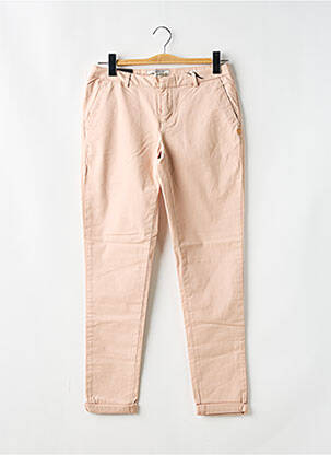 Pantalon chino țesătură poplin mărime normală roz SCOTCH & SODA femeie