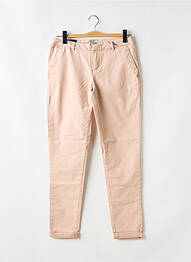 Pantalon chino țesătură poplin mărime normală roz SCOTCH & SODA femeie