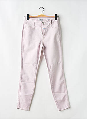 Pantalon slim talie înaltă talie înaltă violet CLOSED femeie