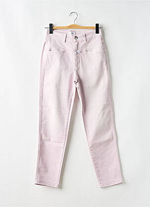 Pantalon slim talie înaltă talie înaltă violet CLOSED femeie