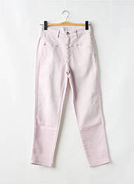 Pantalon slim talie înaltă talie înaltă violet CLOSED femeie