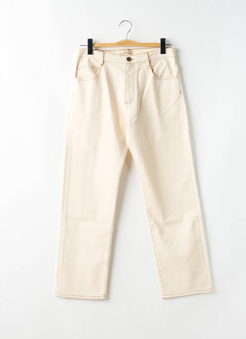 Blugi cu croială dreaptă bej SESSUN femeie