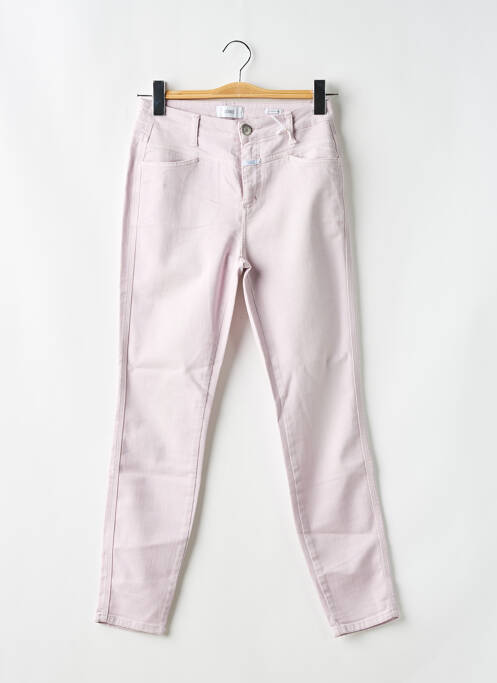 Pantalon slim conic talie înaltă violet CLOSED femme