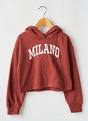 Hanorac cu glugă portocaliu KIDS ONLY fată