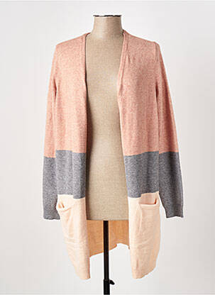 Vestă cu mâneci lungi roz ONLY femeie