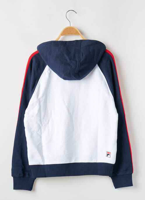 Hanorac cu glugă alb FILA băiat