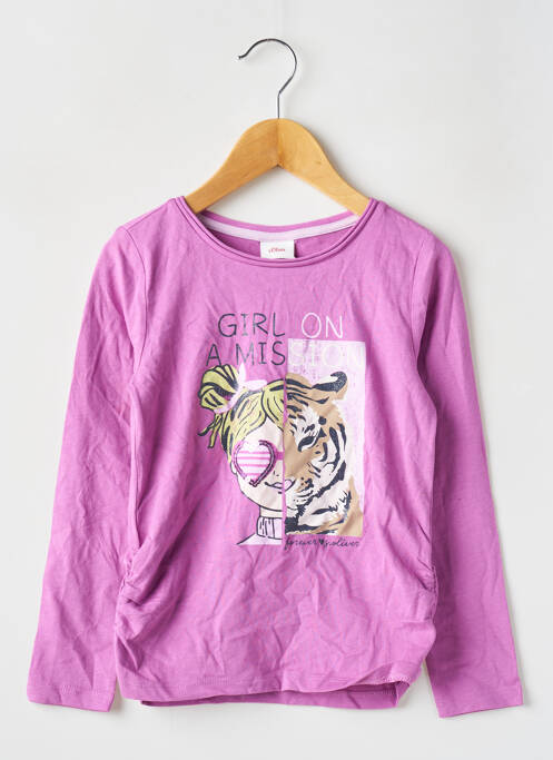 Tricou roz S.OLIVER fată