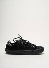 Adidași vârf rotund toc plat până la 3 cm negru VICTORIA femme