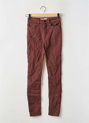 Pantalon slim maro JDY femeie