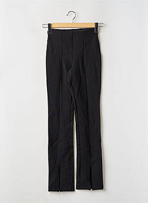 Pantalon drept elasticitate talie înaltă negru MANGO femeie