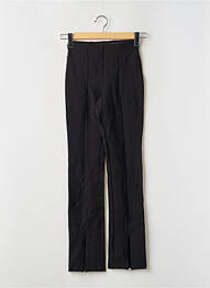 Pantalon drept elasticitate talie înaltă negru MANGO femeie